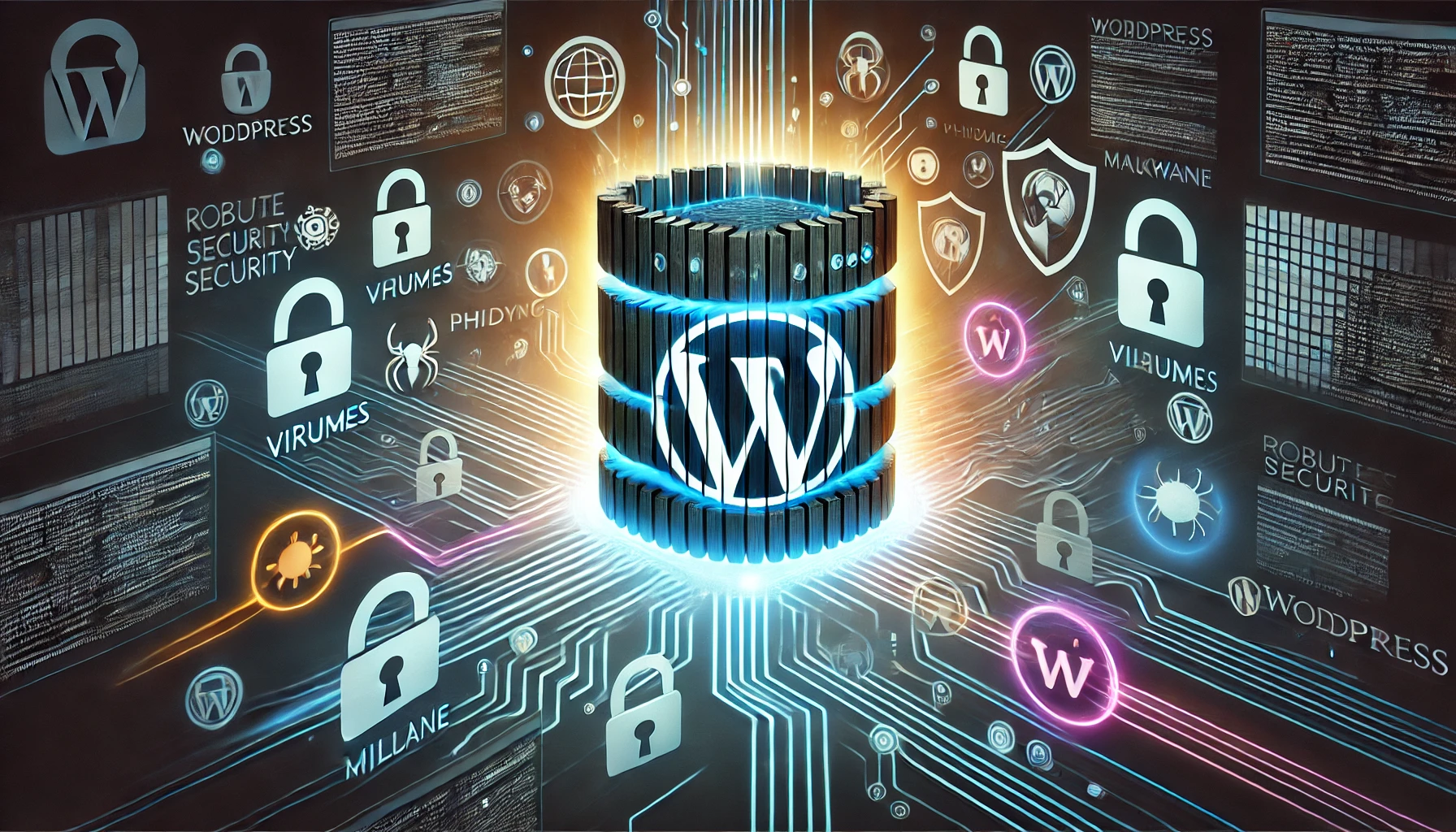 Image of a secure WordPress website